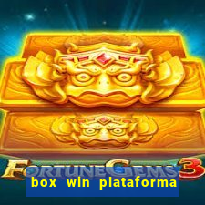 box win plataforma de jogos